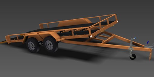 flatbed tilt trailer plans car carrier www.trailerplans.com.au