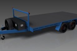 3500kg flat top wide bed trailer plans www.trailerplans.com.au