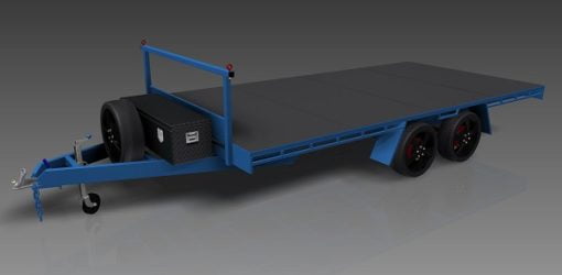 3500kg flat top wide bed trailer plans www.trailerplans.com.au