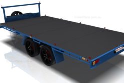 3500kg flat top wide bed trailer plans www.trailerplans.com.au