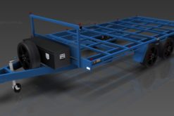 3500kg flat top wide bed trailer plans www.trailerplans.com.au