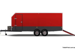 enclosed trailer plan car carrier www.trailerplans.com.au