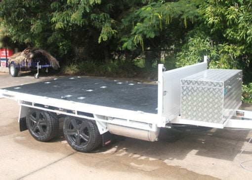 Tipping Toy Hauler Trailer Plans Trailer Build www.trailerplans.com.au