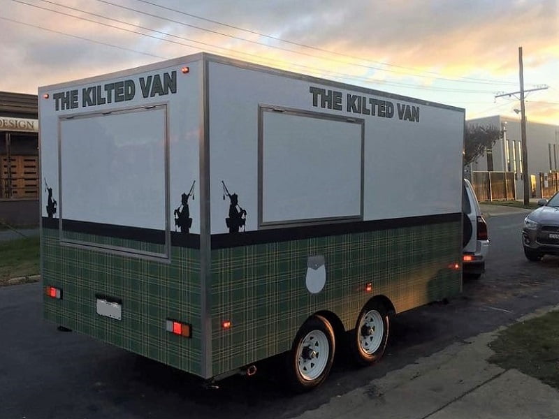 TRAILER PLANS Marks 6m Enclosed Trailer Build The Kilted Van www.trailerplans.com.au
