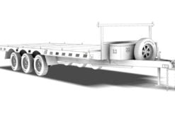 TRAILER PLANS - 4.5T 6m TRI-AXLE FLAT TOP TRAILER www.trailerplans.com.au