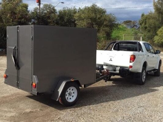 TRAILER PLANS - Toby's 2.1m Enclosed Trailer Build www.trailerplans.com.au